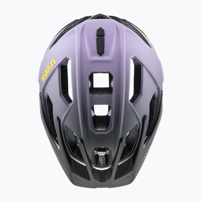 Шолом велосипедний UVEX Quatro CC lilac/black matt 9