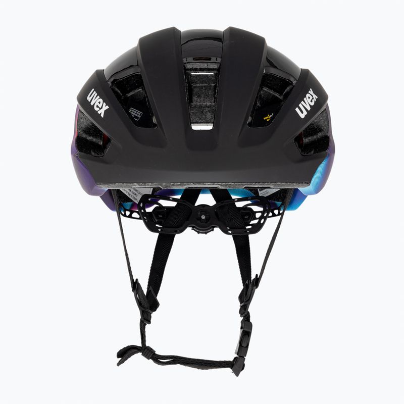 Шолом велосипедний UVEX Rise Pro MIPS black/galaxy matt 2