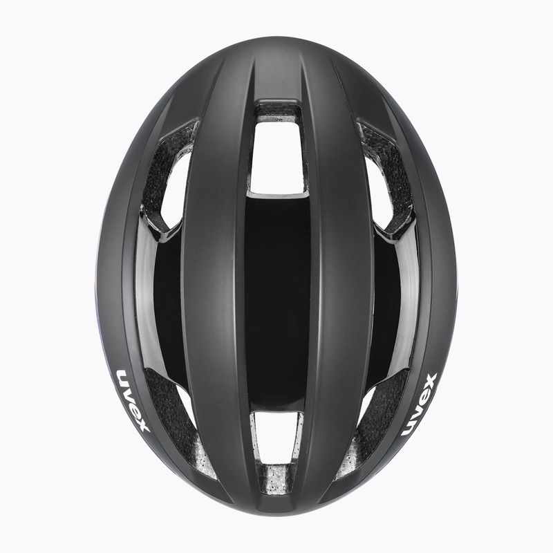 Шолом велосипедний UVEX Rise Pro MIPS black/galaxy matt 9