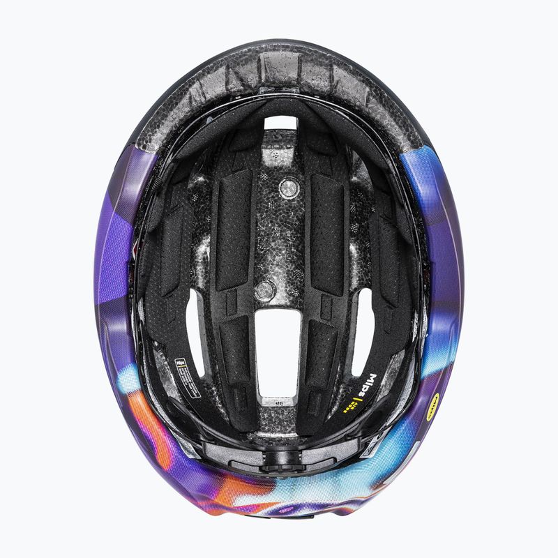 Шолом велосипедний UVEX Rise Pro MIPS black/galaxy matt 10