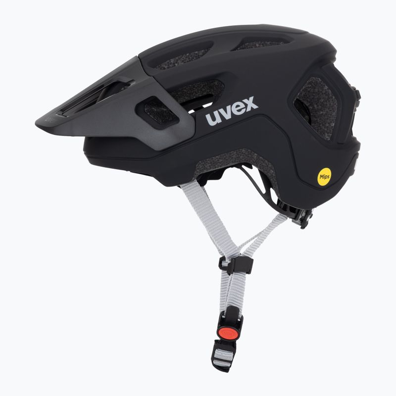 Шолом велосипедний дитячий UVEX React MIPS Jr black matte 3