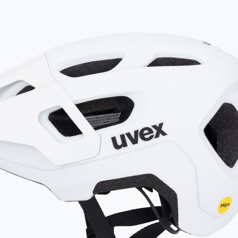 Шолом велосипедний дитячий UVEX React MIPS Jr white matt 7