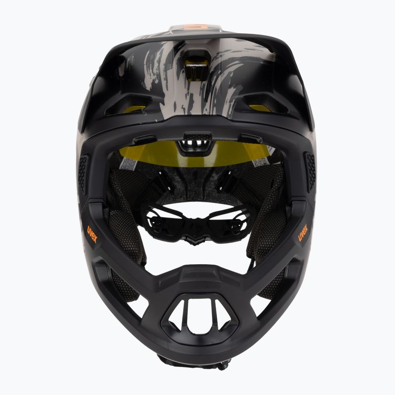 Шолом велосипедний UVEX Revolt MIPS oak brown/orange matt 2