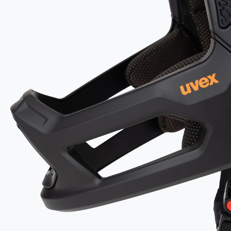 Шолом велосипедний UVEX Revolt MIPS oak brown/orange matt 4