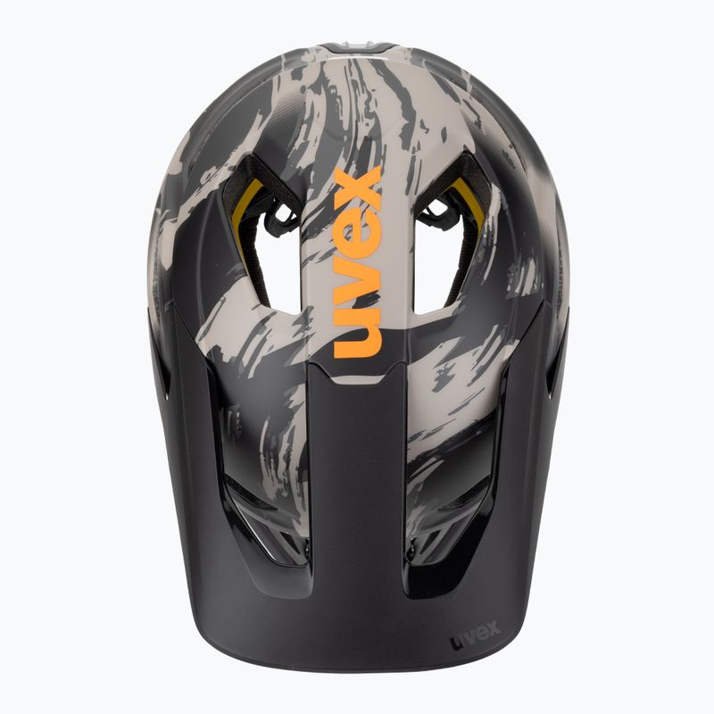 Шолом велосипедний UVEX Revolt MIPS oak brown/orange matt 7