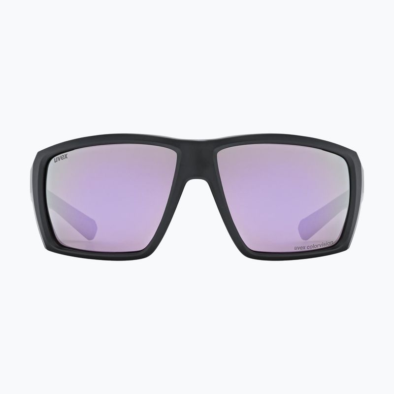 Окуляри сонцезахисні UVEX Mtn Venture CV black matt/mirror pink 2