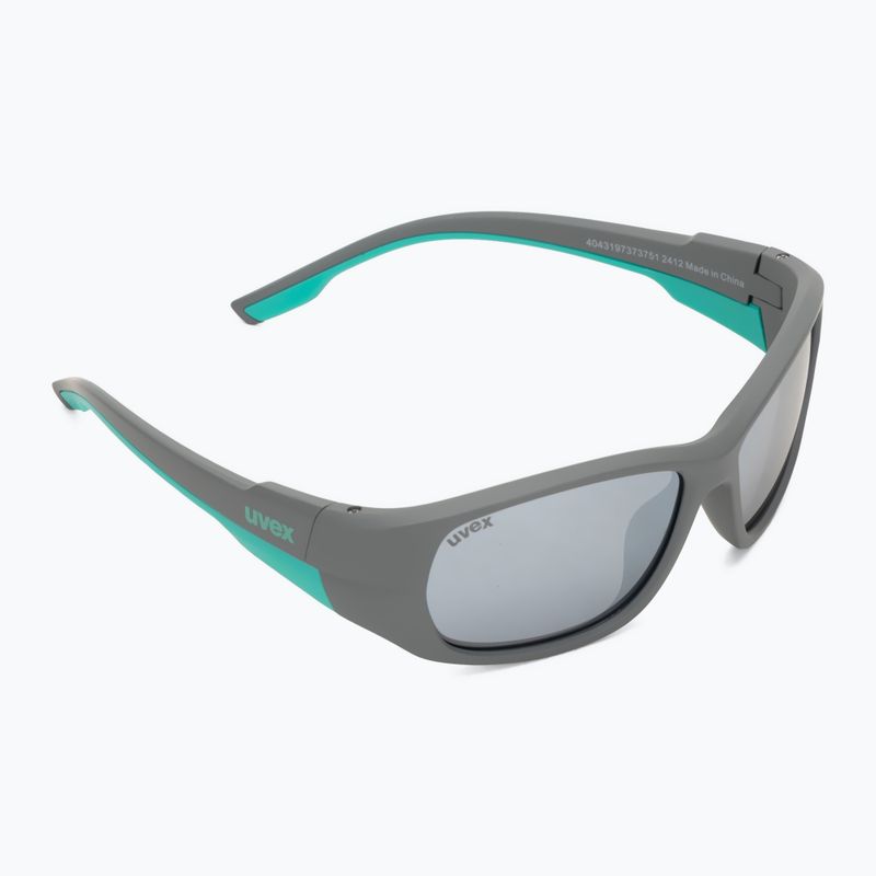 Окуляри сонцезахисні дитячі UVEX Sportstyle 514 grey matt/mirror silver