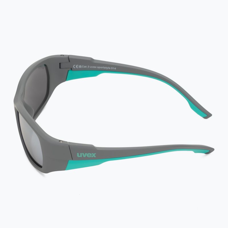 Окуляри сонцезахисні дитячі UVEX Sportstyle 514 grey matt/mirror silver 4