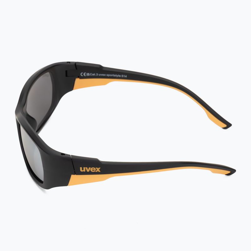 Окуляри сонцезахисні дитячі UVEX Sportstyle 514 black matt/mirror silver 4