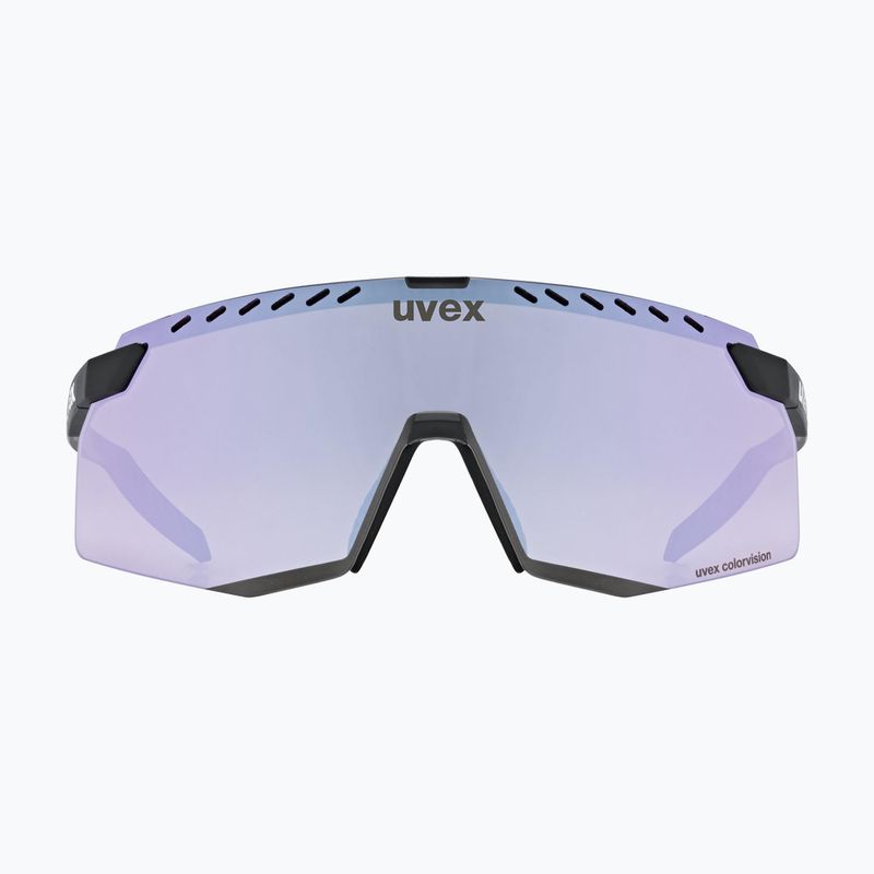 Окуляри сонцезахисні UVEX Pace Stage CV black matt/pushy pink 2