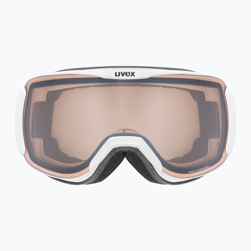 Окуляри лижні UVEX Downhill 2100 V white matt/mirror silver clear 2