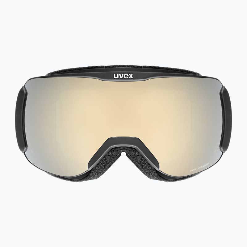 Окуляри лижні UVEX Downhill 2100 CV black matt/mirror cooper green 2