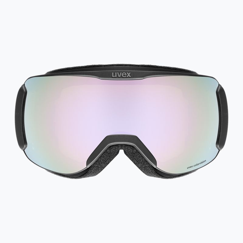 Окуляри лижні UVEX Downhill 2100 CV black matt/mirror lavender green 2