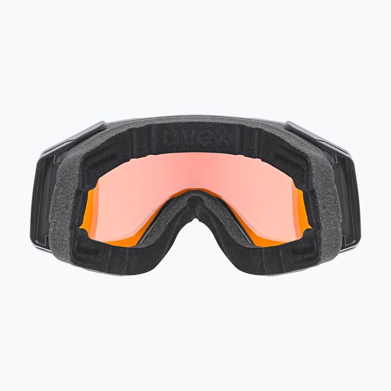 Окуляри лижні UVEX Gravity FM black matt/mirror red orange clear 3