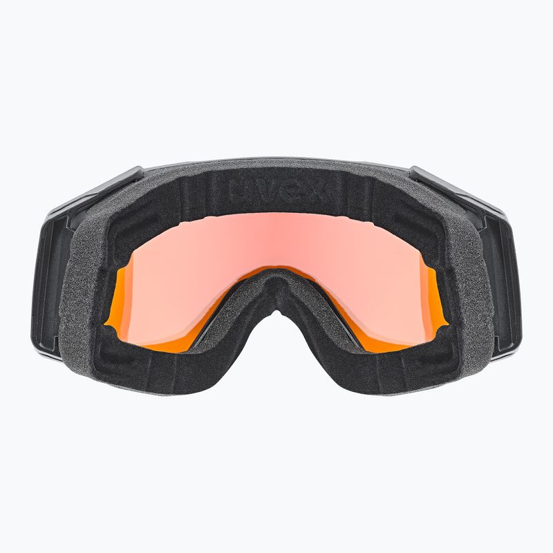 Окуляри лижні UVEX Gravity FM black matt/mirror gold orange clear 3