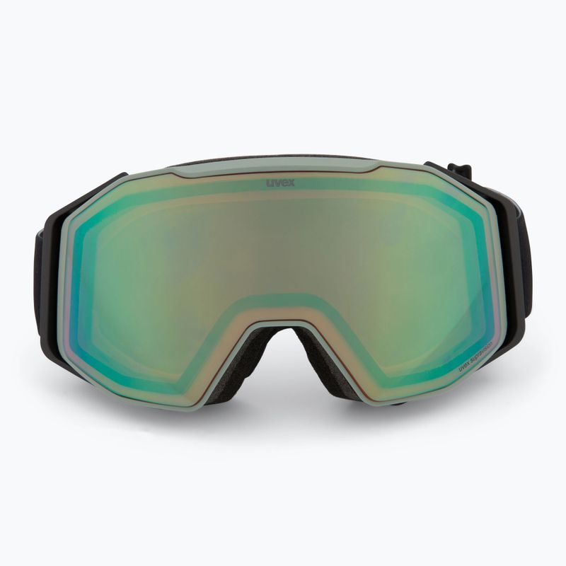 Окуляри лижні UVEX Gravity FM acid green matt/mirror opal orange clear 2