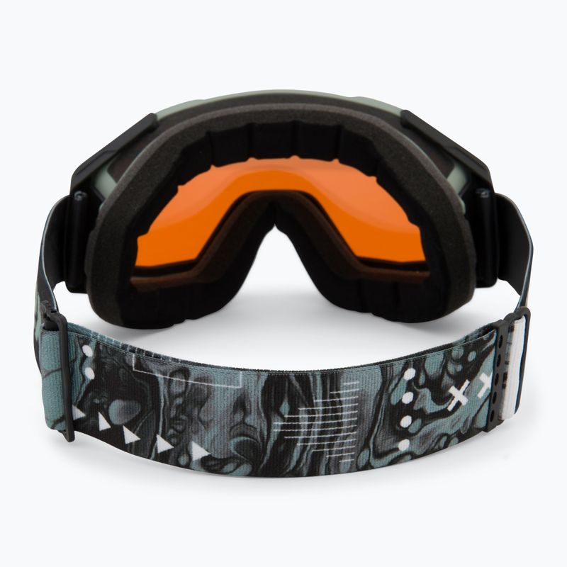Окуляри лижні UVEX Gravity FM acid green matt/mirror opal orange clear 3
