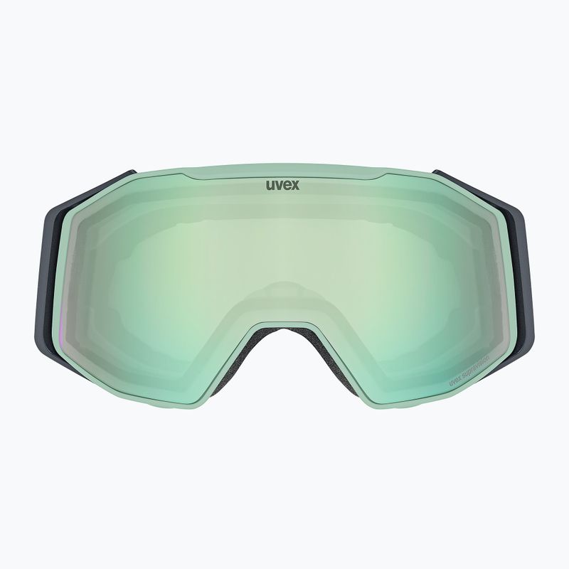 Окуляри лижні UVEX Gravity FM acid green matt/mirror opal orange clear 2