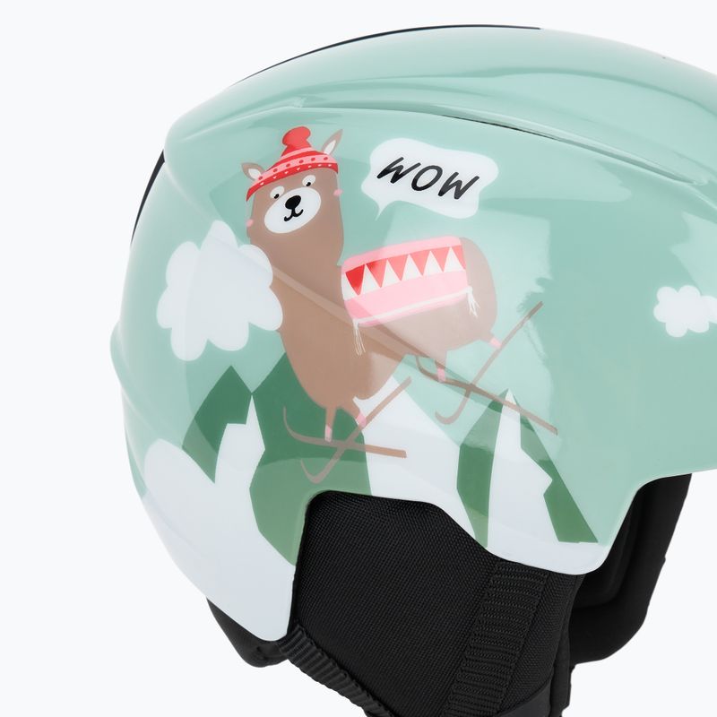 Дитячий лижний шолом UVEX Viti Jr jade llama 7