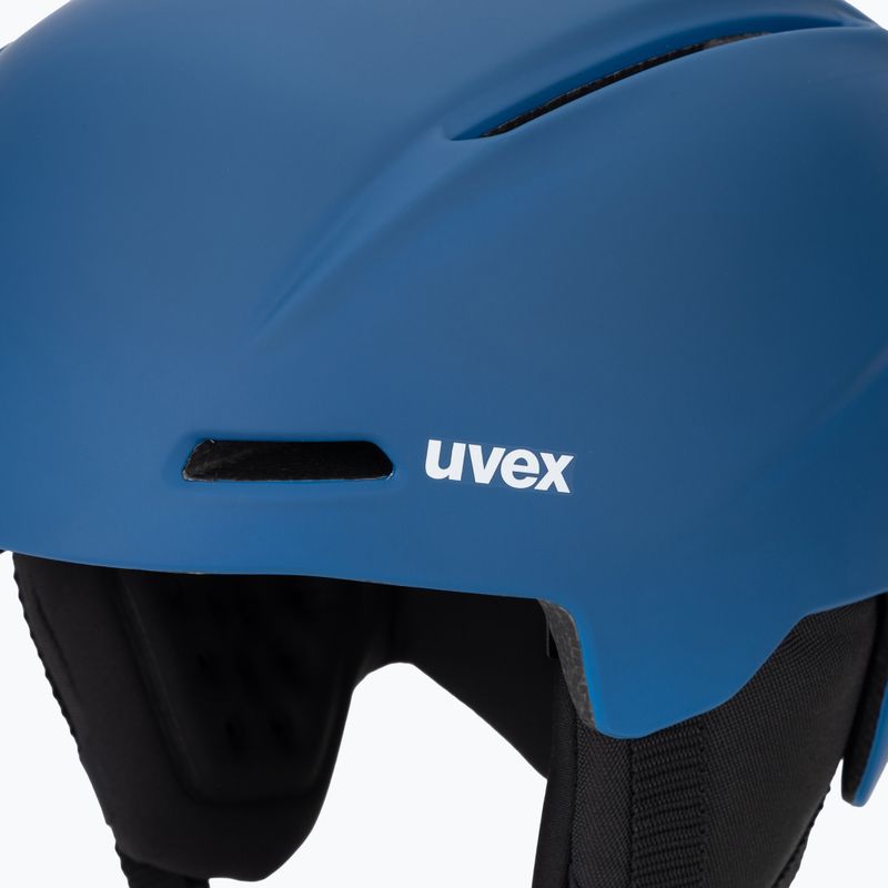 Шолом гірськолижний дитячий UVEX Viti blue matt 7