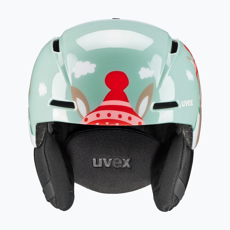 Дитячий лижний шолом UVEX Viti Jr jade llama 2