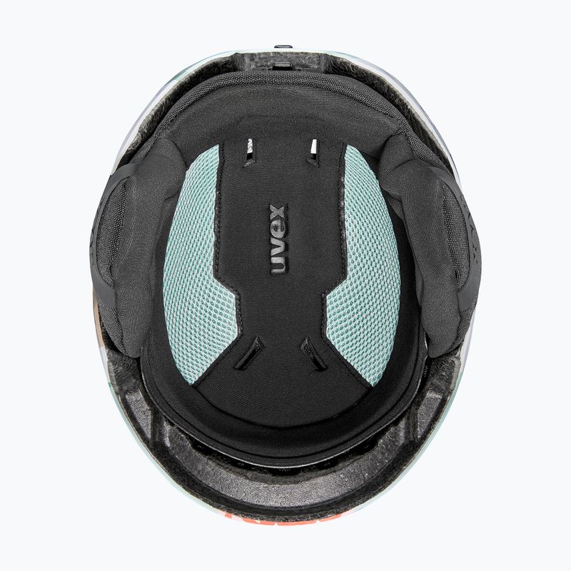 Дитячий лижний шолом UVEX Viti Jr jade llama 5