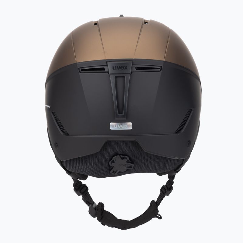 Шолом гірськолижний UVEX Stance brown/black matt 4