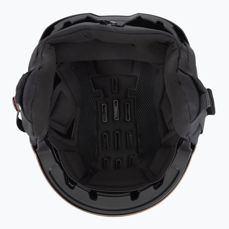 Шолом гірськолижний UVEX Stance brown/black matt 5