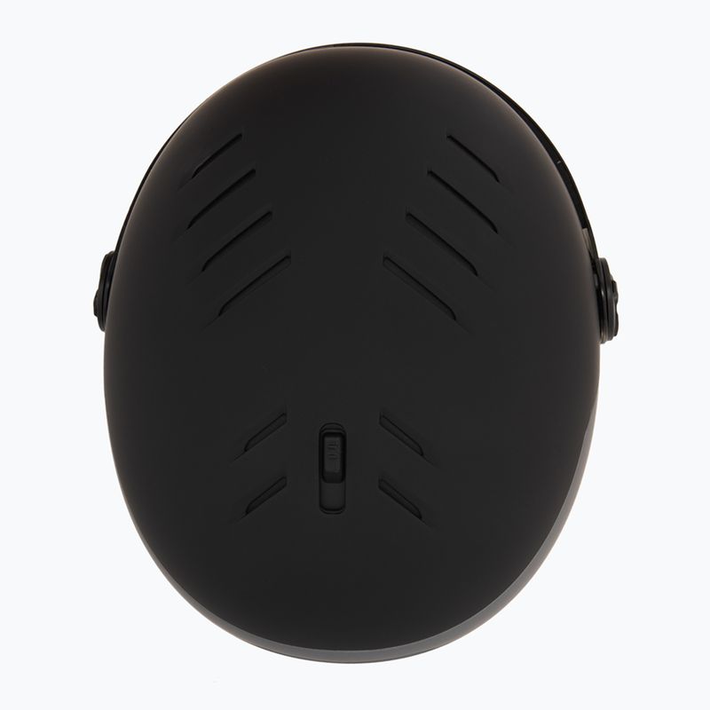 Шолом гірськолижний UVEX Wanted Visor Pro V black/silver matt 5