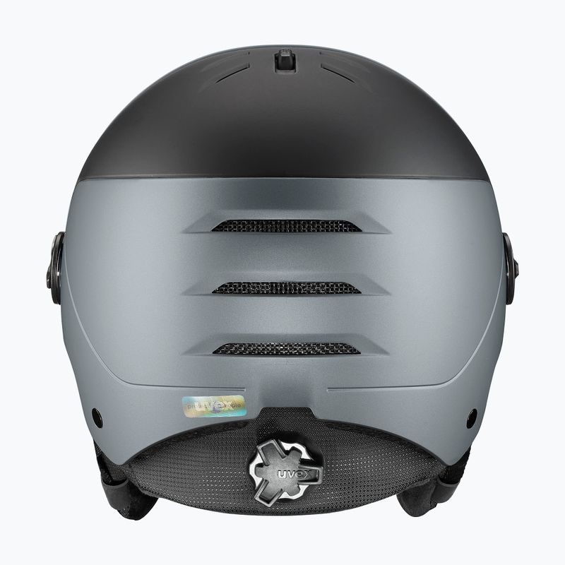 Лижний шолом UVEX Wanted Visor Pro V black/silver matt 4