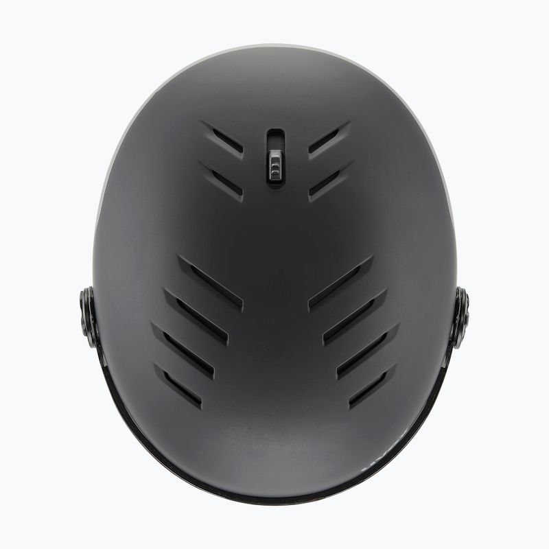 Лижний шолом UVEX Wanted Visor Pro V black/silver matt 5