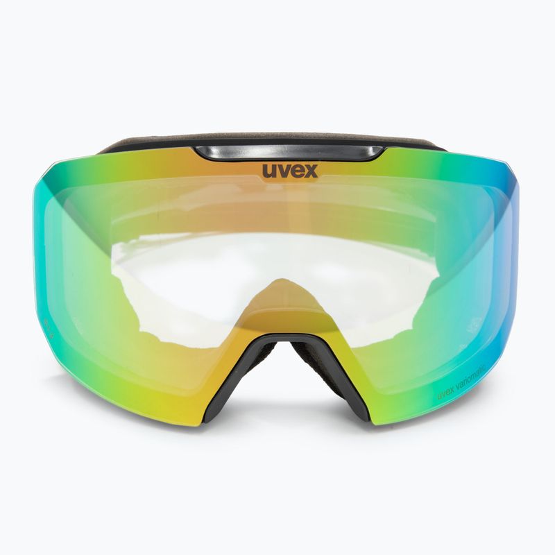 Окуляри гірськолижні UVEX Evidnt Attract V + case black matt/mirror green clear/yellow 3