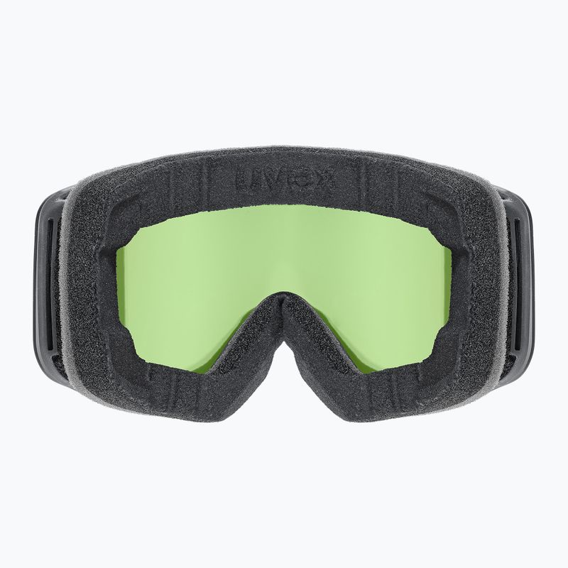 Окуляри лижні дитячі UVEX Pwdr FM black matt/mirror red orange clear 3