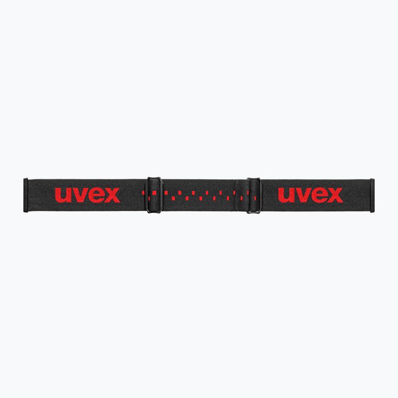 Окуляри лижні дитячі UVEX Pwdr FM black matt/mirror red orange clear 4