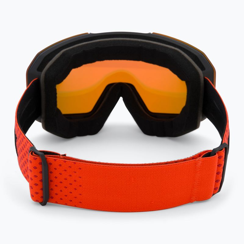 Окуляри лижні UVEX Evidnt Attract + case black matt/mirror red orange clear 4