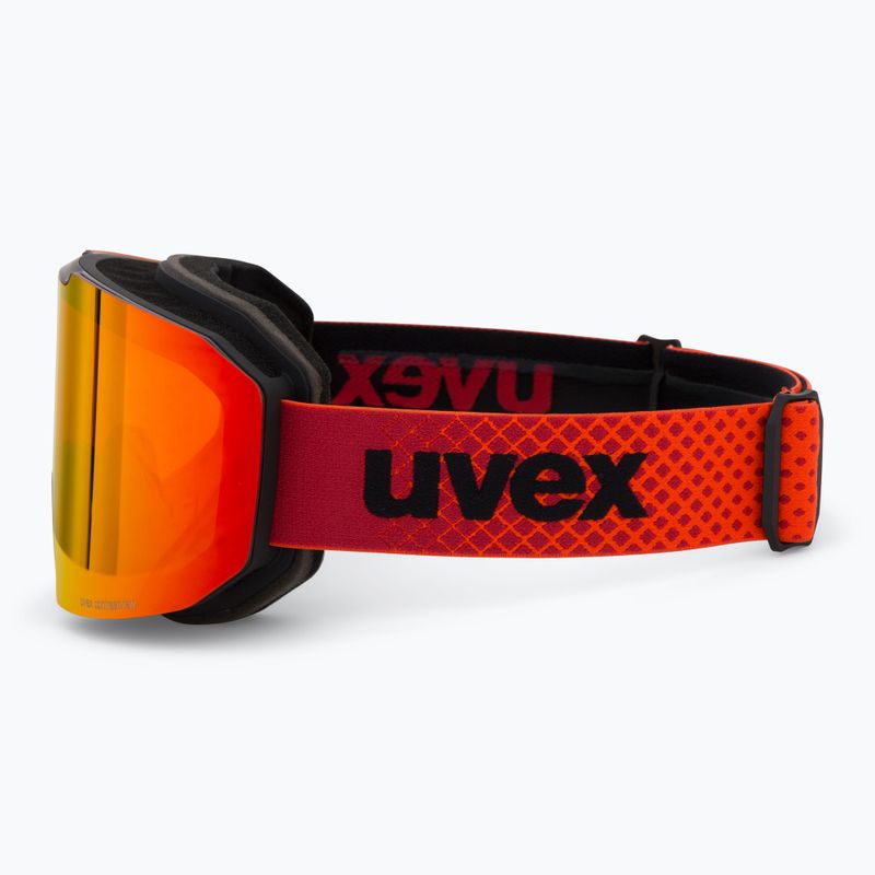 Окуляри лижні UVEX Evidnt Attract + case black matt/mirror red orange clear 5