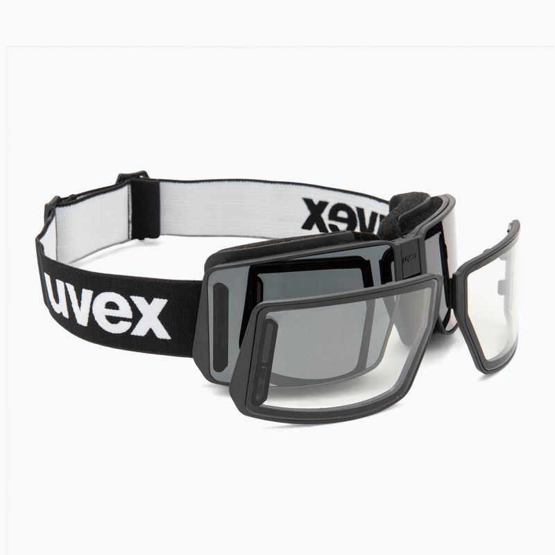 Окуляри гірськолижні UVEX MTN Tour black matt/mirror silver