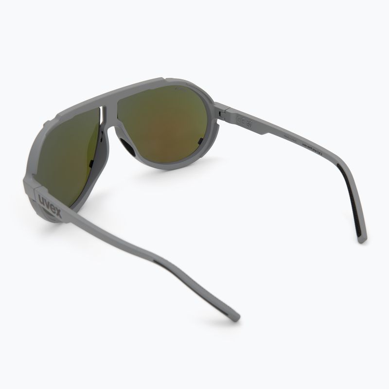 Окуляри сонцезахисні UVEX Esntl Pina grey matt/mirror purple 2