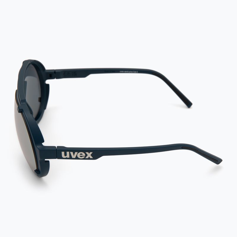 Окуляри сонцезахисні UVEX Esntl Pina black matt/mirror silver 4