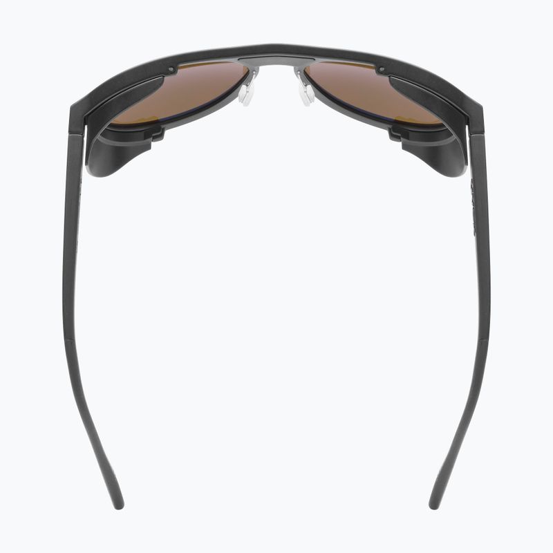 Окуляри сонцезахисні UVEX MTN Classic Pure black matt/mirror red 4