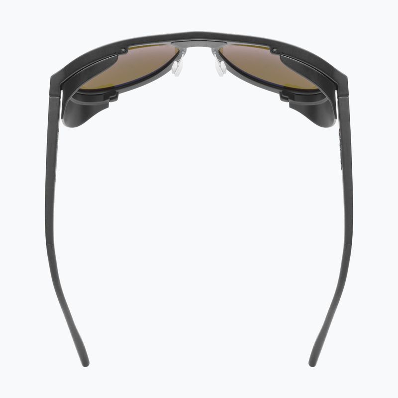 Окуляри сонцезахисні UVEX MTN Classic Pure black matt/mirror green 3