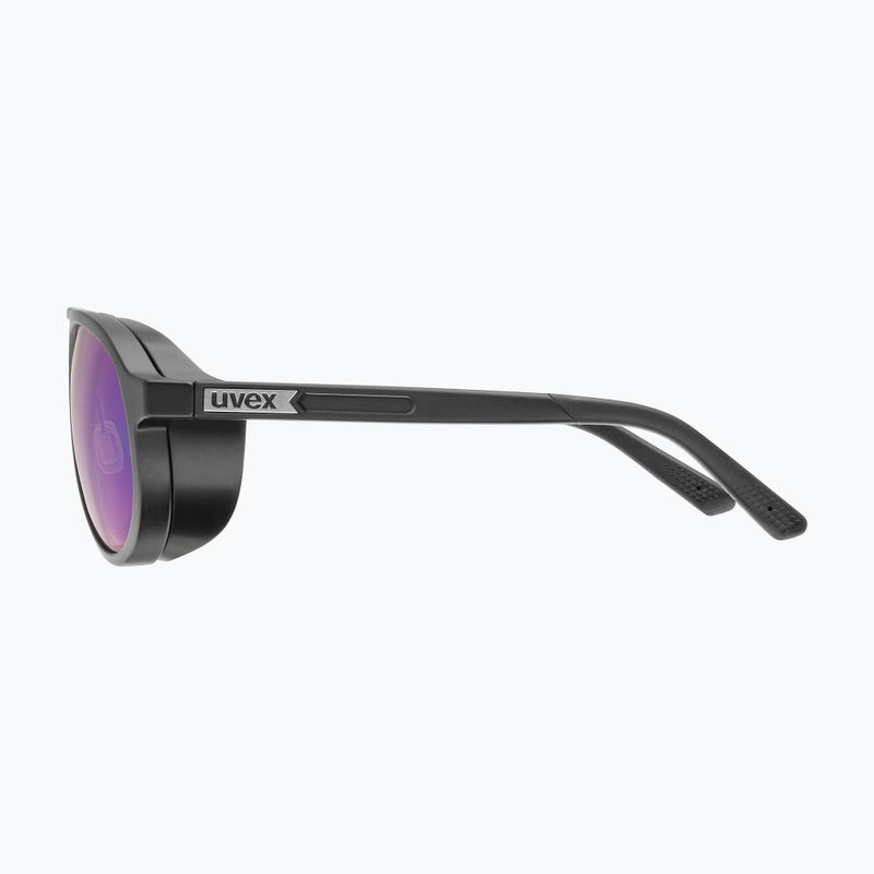 Окуляри сонцезахисні UVEX MTN Classic Pure black matt/mirror green 5