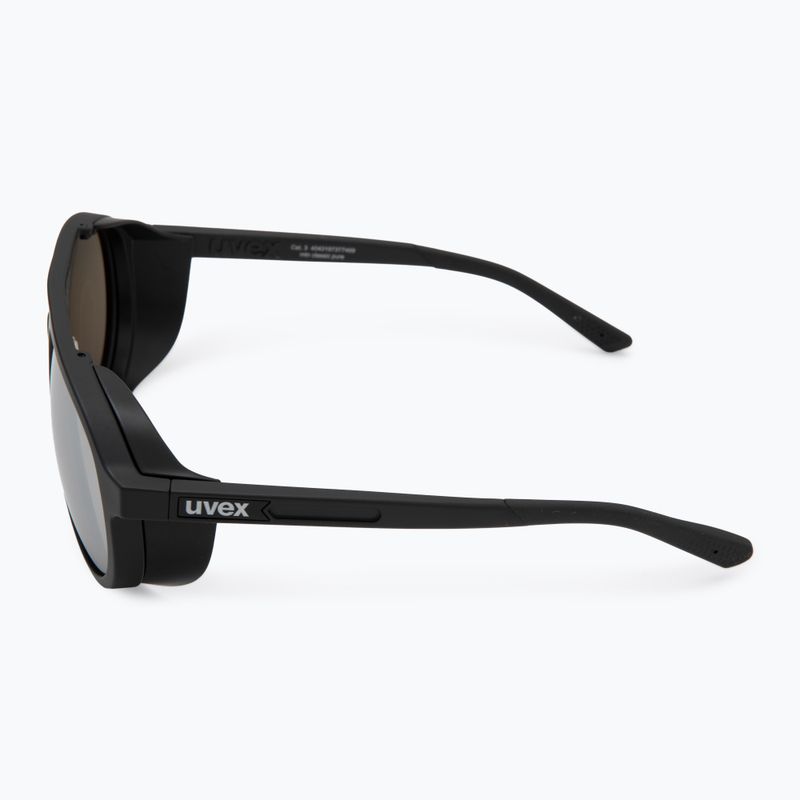 Окуляри сонцезахисні UVEX MTN Classic Pure black matt/mirror silver 4