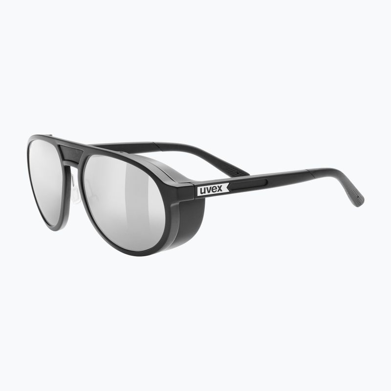 Окуляри сонцезахисні UVEX MTN Classic Pure black matt/mirror silver