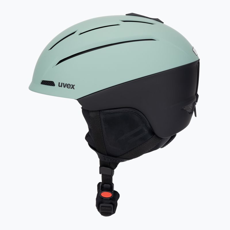 Шолом гірськолижний UVEX Gravitate oxid green/black matt 3