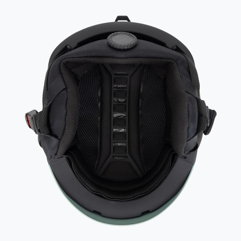 Шолом гірськолижний UVEX Gravitate oxid green/black matt 5