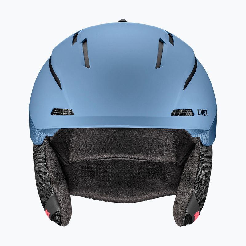 Шолом гірськолижний UVEX Gravitate stone blue/grad black matt 2