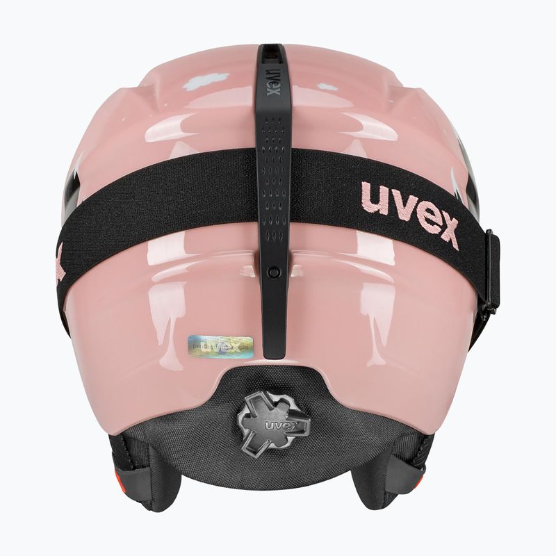 Шолом гірськолижний дитячий UVEX Viti Set + gogle Speedy Pro pink penguin/lasergold lite 3
