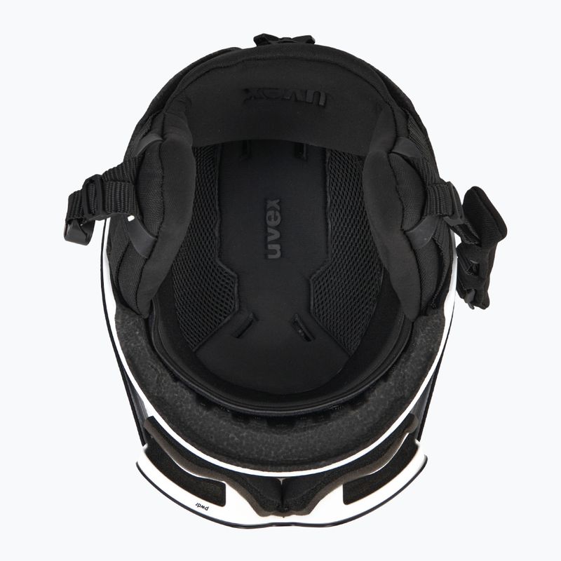 Шолом гірськолижний дитячий UVEX Viti Set + Окуляри Speedy Pro white matt/mirror silver/green/clear 5