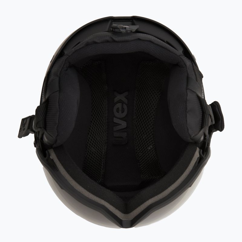 Шолом гірськолижний UVEX Wanted Visor Pro V black matte 5